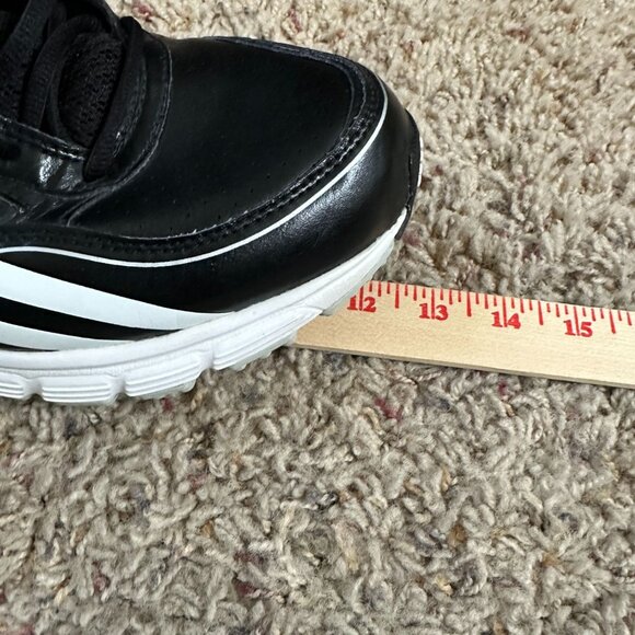 Adidas Falcon Low Vintage Trainers Mens Black White Shoes 12 G 48014 Adituff - Picture 7 of 8